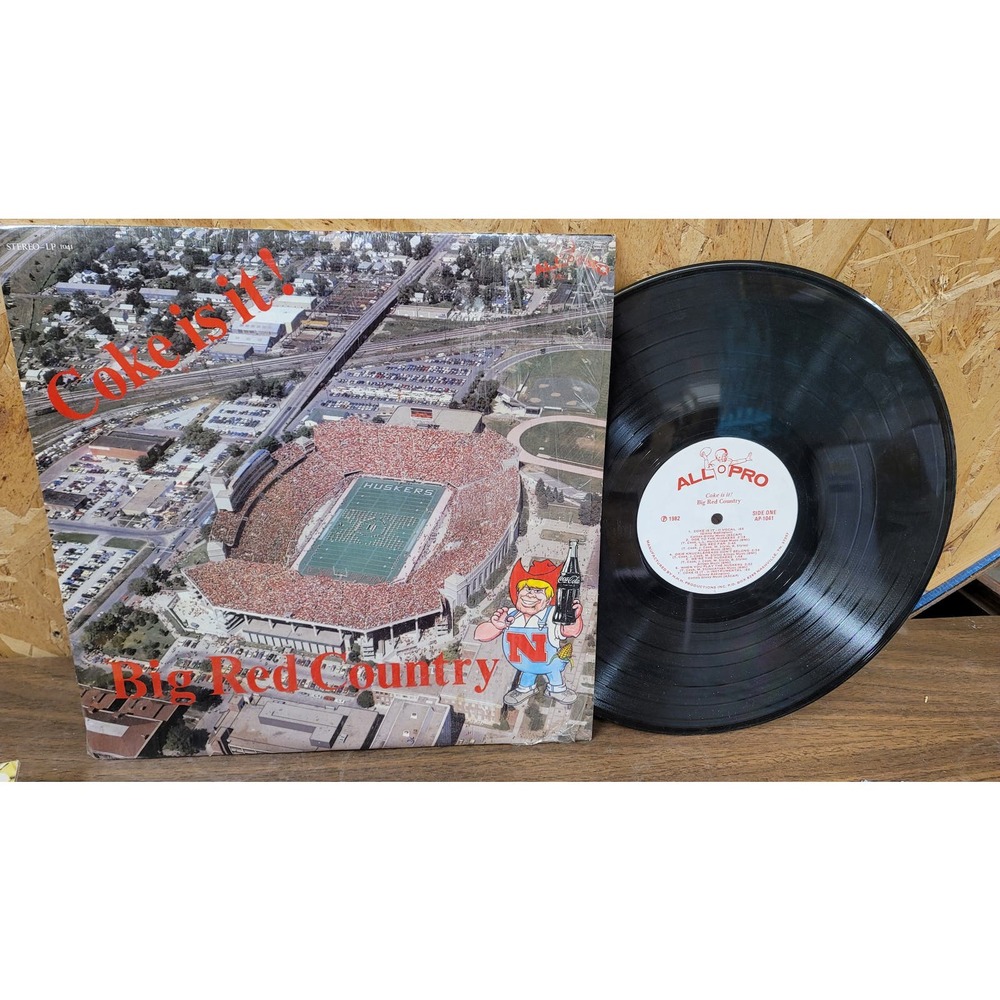 1982 All Pro Big Red Country University of Nebraska vinyl record